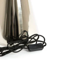 Trendhopper Tafellamp Sirina glans nikkel 26cm^ Bureau- & Tafellampen
