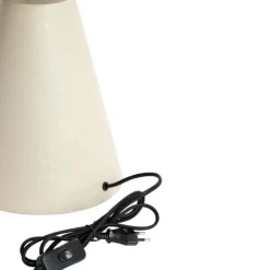 Trendhopper Tafellamp Sirina mat beige 31cm^ Bureau- & Tafellampen
