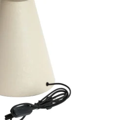 Trendhopper Tafellamp Sirina mat beige 31cm^ Bureau- & Tafellampen