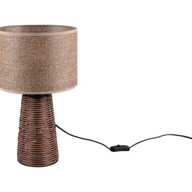 Trendhopper Tafellamp Straw bruin excl. lampenkap 1 x E27 4W^ Bureau- & Tafellampen