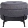 Trendhopper Timeless - macaron poef h43cm Coco Maison Antraciet^ Poefjes & Krukjes