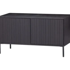 Trendhopper Tv-meubel Gravure New 100 cm Grenen Zwart^ Tv-Meubels