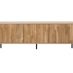Trendhopper Tv-meubel Gravure New 150 cm Eiken Blanke lak^ Tv-Meubels