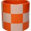 Trendhopper Vaas Blocks oranje^ Woonaccessoires