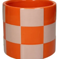 Trendhopper Vaas Blocks oranje^ Woonaccessoires
