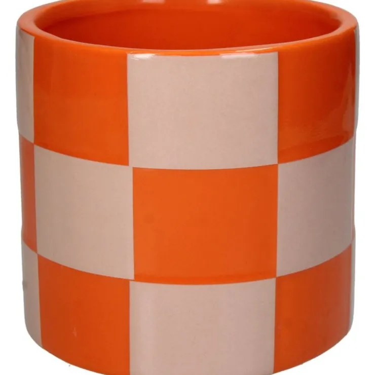 Trendhopper Vaas Blocks oranje^ Woonaccessoires