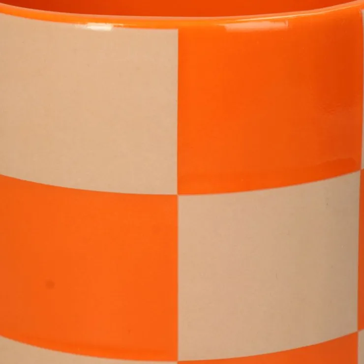 Trendhopper Vaas Blocks oranje^ Woonaccessoires