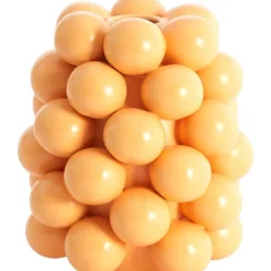 Trendhopper Vaas Boyang Ceramics Mat Licht oranje17,5 Cm^ Woonaccessoires