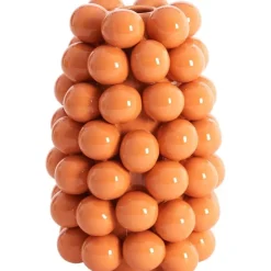 Trendhopper Vaas Boyang Ceramics Shiny Oranje 24 Cm^ Woonaccessoires