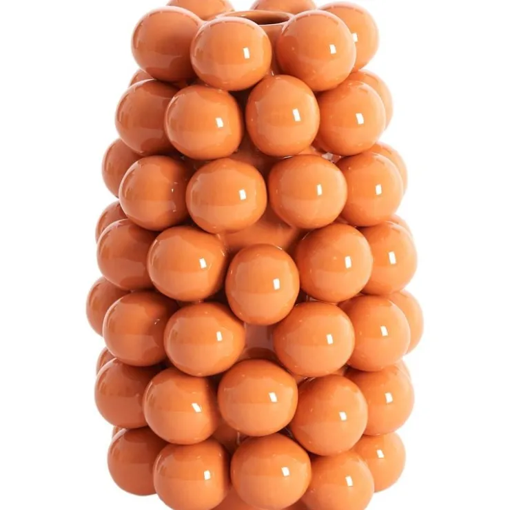 Trendhopper Vaas Boyang Ceramics Shiny Oranje 24 Cm^ Woonaccessoires