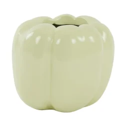 Trendhopper Vaas deco 25x25x21 cm BELLPEPPER glans licht geel^ Woonaccessoires