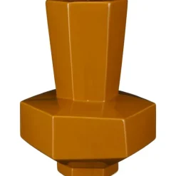 Trendhopper Vaas Geometric oker^ Woonaccessoires