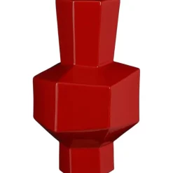 Trendhopper Vaas Geometric rood^ Woonaccessoires