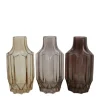 Trendhopper Vaas helder glas set van 3^ Woonaccessoires