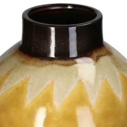 Trendhopper Vaas Seventy's Geel 37,5 cm^ Woonaccessoires