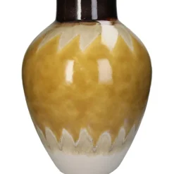 Trendhopper Vaas Seventy's Geel 37,5 cm^ Woonaccessoires