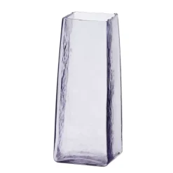 Trendhopper Vaas 10x10x25 cm IDUNA glas lila^ Woonaccessoires