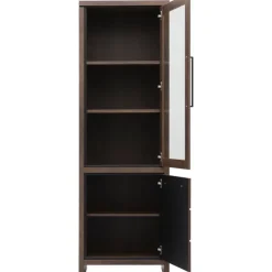 Trendhopper Vitrinekast Sefro 66 cm incl. verlichting^ Opbergkasten
