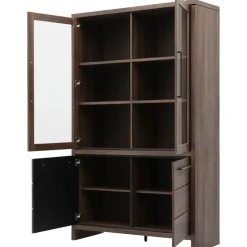 Trendhopper Vitrinekast Sefro 123 cm incl. verlichting^ Opbergkasten
