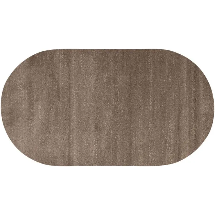 Trendhopper Vloerkleed Bodil ovaal taupe 16^ Vloerkleden