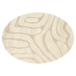 Trendhopper Vloerkleed Chase ellips creme 12^ Vloerkleden