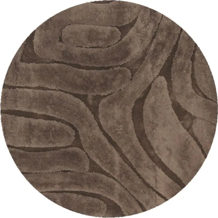 Trendhopper Vloerkleed Chase rond bruin 18^ Vloerkleden