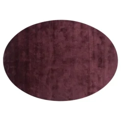 Trendhopper Vloerkleed Cowan ellips aubergine 48^ Vloerkleden