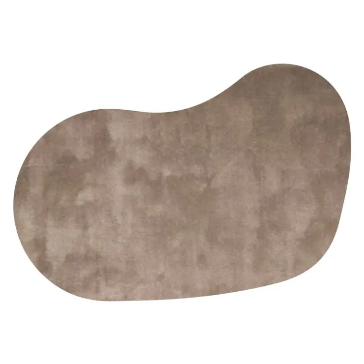 Trendhopper Vloerkleed Cowan organisch gespiegeld taupe 15^ Vloerkleden
