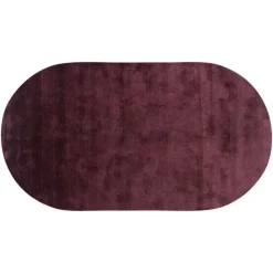 Trendhopper Vloerkleed Cowan ovaal aubergine 48^ Vloerkleden