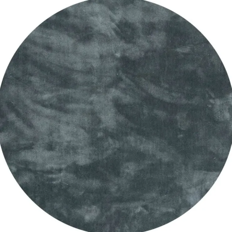 Trendhopper Vloerkleed Cowan rond blauw 32^ Vloerkleden