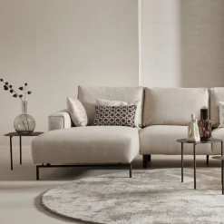 Trendhopper Vloerkleed Cowan rond lichtgrijs 21^ Vloerkleden