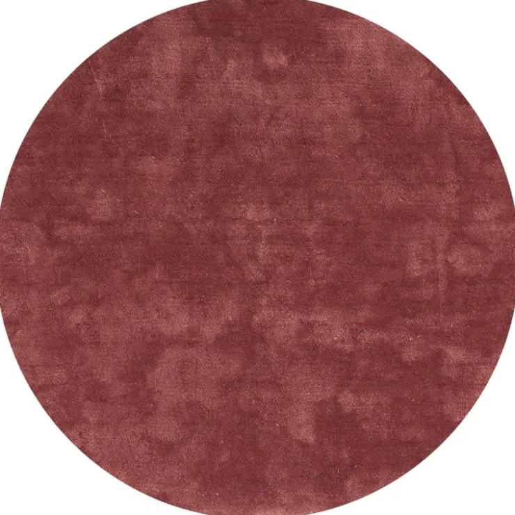 Trendhopper Vloerkleed Cowan rond oud roze 44^ Vloerkleden