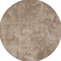 Trendhopper Vloerkleed Cowan rond taupe 15^ Vloerkleden