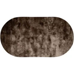 Trendhopper Vloerkleed Leya ovaal taupe 17^ Vloerkleden