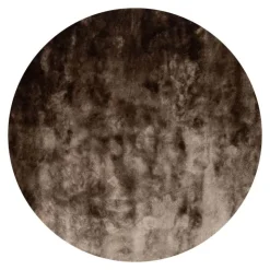 Trendhopper Vloerkleed Leya rond taupe 17^ Vloerkleden