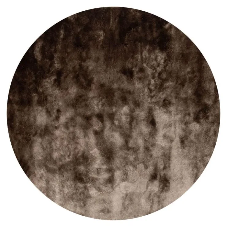 Trendhopper Vloerkleed Leya rond taupe 17^ Vloerkleden