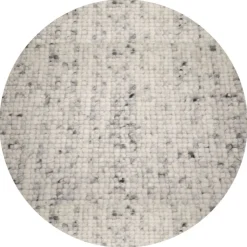 Trendhopper Vloerkleed Mango rond lichtgrijs 20^ Vloerkleden