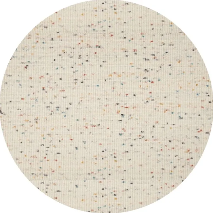Trendhopper Vloerkleed Mango rond wit multi 99^ Vloerkleden