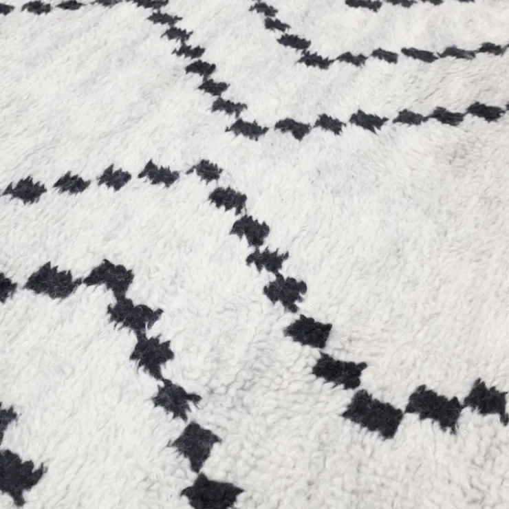 Trendhopper Vloerkleed Nancho zwart-wit 160x230^ Vloerkleden