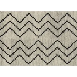 Trendhopper Vloerkleed Nancho zwart-wit 200x290^ Vloerkleden