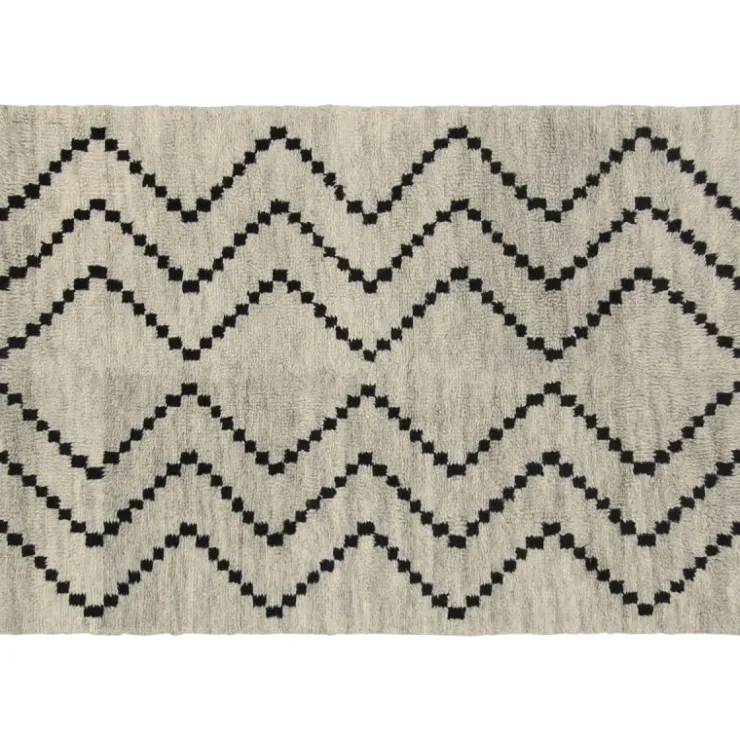 Trendhopper Vloerkleed Nancho zwart-wit 200x290^ Vloerkleden