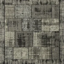 Trendhopper Vloerkleed Pablo antraciet 200x200^ Vloerkleden