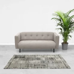 Trendhopper Vloerkleed Pablo antraciet 200x290^ Vloerkleden