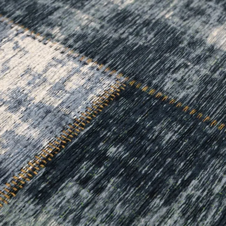 Trendhopper Vloerkleed Pablo delfts blauw 200x200^ Vloerkleden