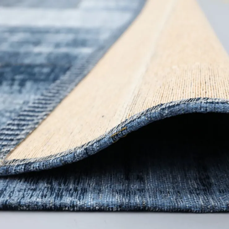 Trendhopper Vloerkleed Pablo delfts blauw 200x200^ Vloerkleden