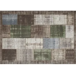 Trendhopper Vloerkleed Pablo groen 240x330^ Vloerkleden