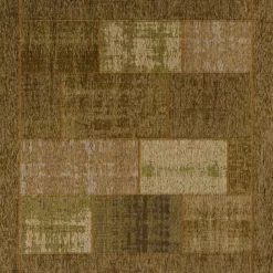 Trendhopper Vloerkleed Pablo olijfgroen 200x200^ Vloerkleden