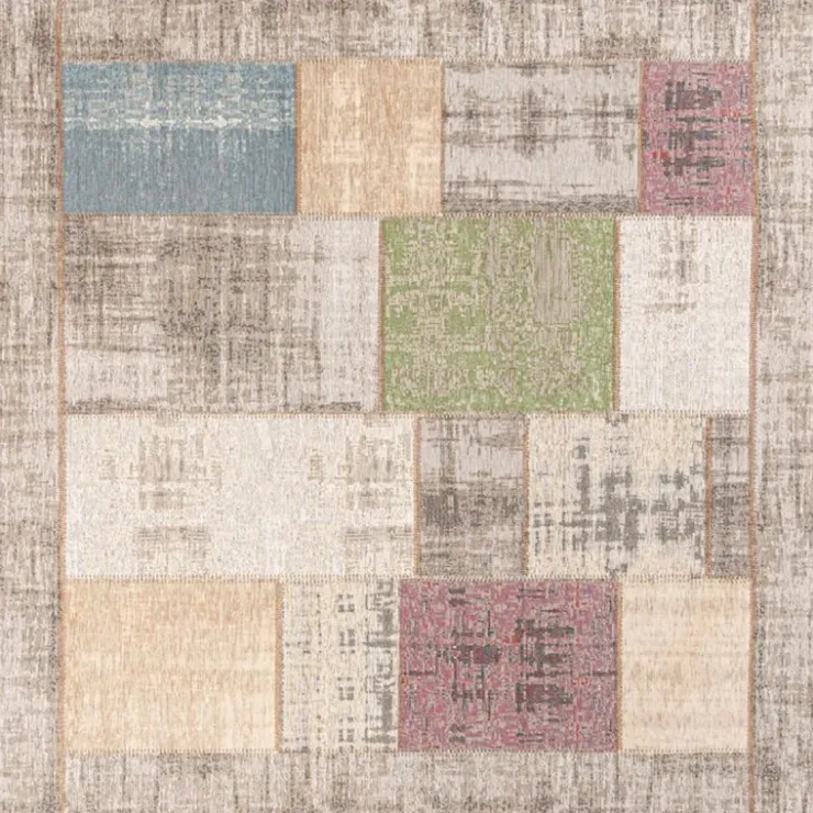 Trendhopper Vloerkleed Pablo pastel 200x200^ Vloerkleden