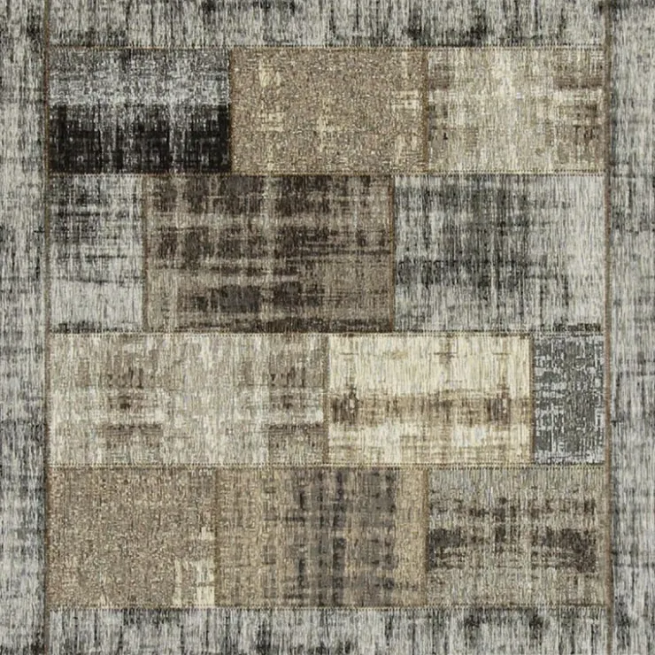 Trendhopper Vloerkleed Pablo taupe 200x200^ Vloerkleden
