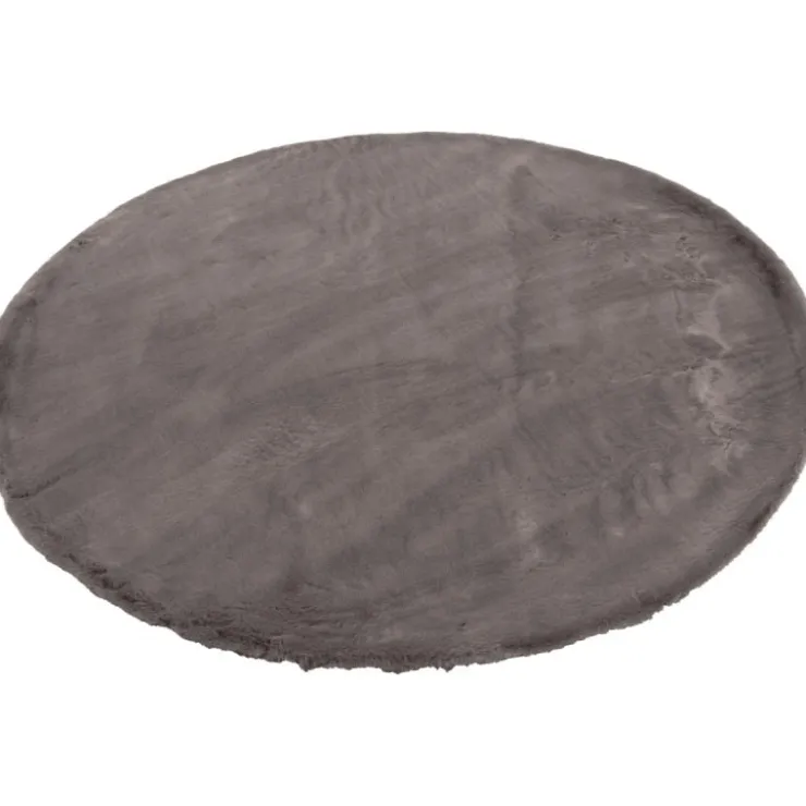 Trendhopper Vloerkleed Perry grijs 80 rond^ Vloerkleden